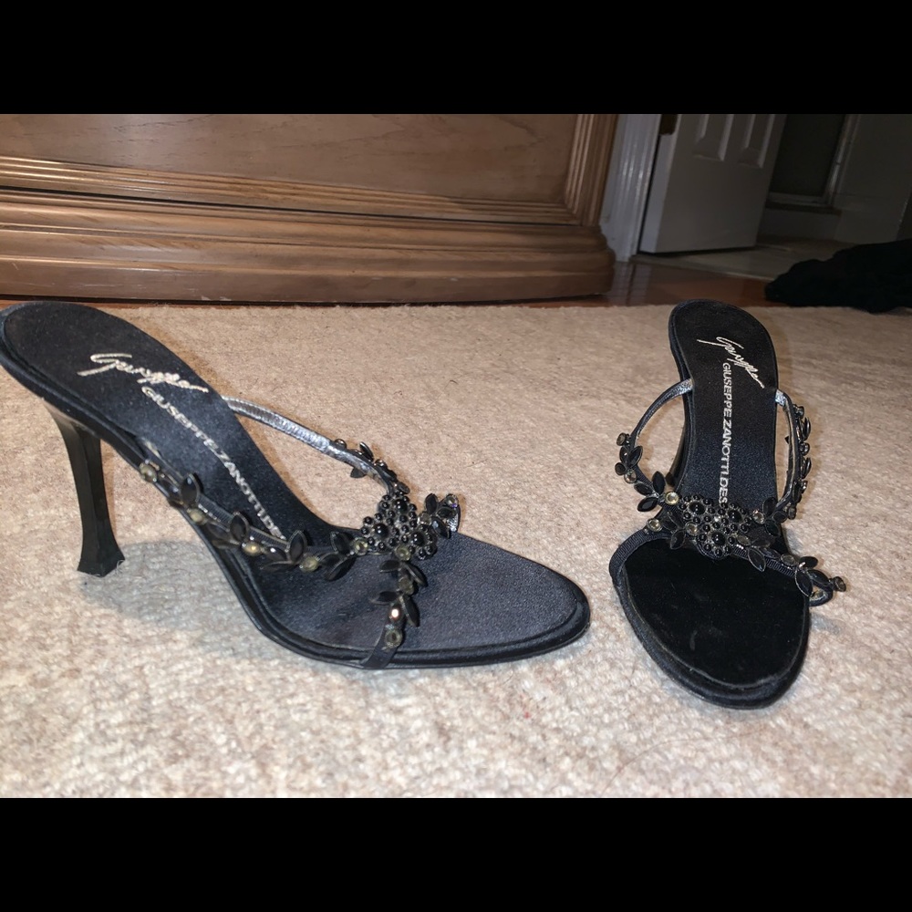 Giuseppe Zanotti Design Black slide heel